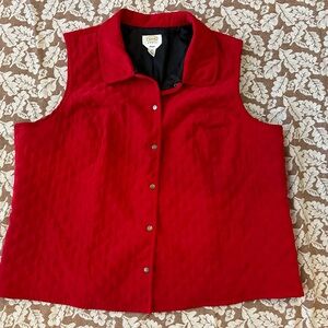 Red Talbots Vest